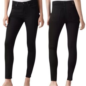 Levi’s 721 High Rise Skinny Jeans Soft Black W26 L32 Stellar Stretch